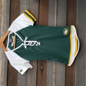 NWOT Womens Edmonton Eskimos CFL Football Top